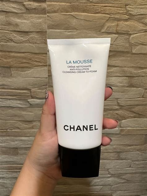 chanel cleanser|chanel anti pollution cleansing cream to foam.